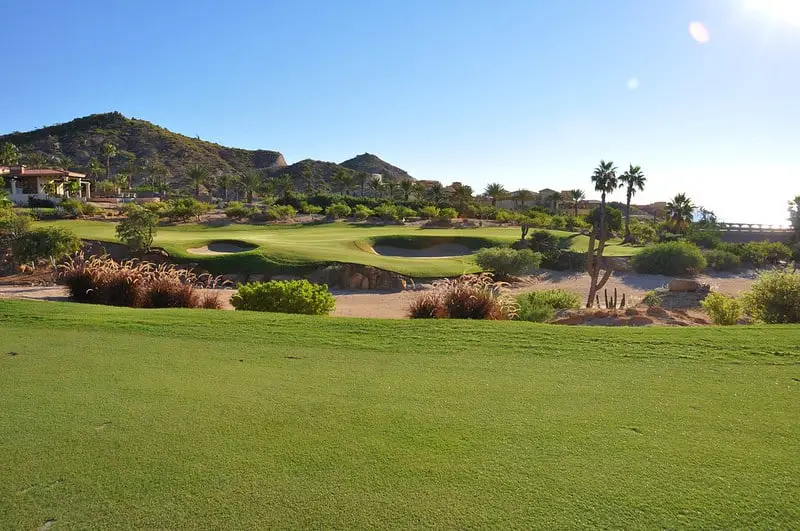 golf hole at Ocean Course at Cabo Del Sol