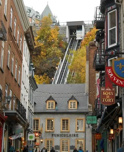 Funiculaire in Quebec City