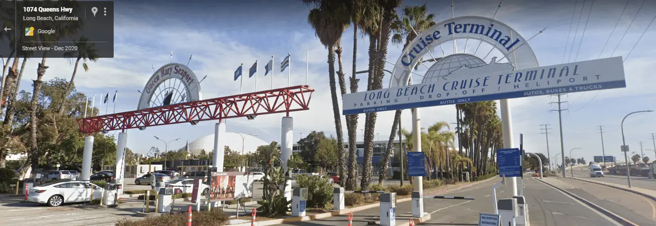 Entrance to Long Beach Cruise Terminal