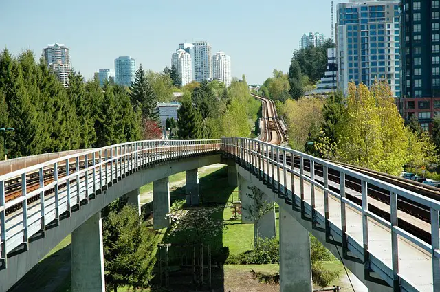 Vancouver skytrain tracks